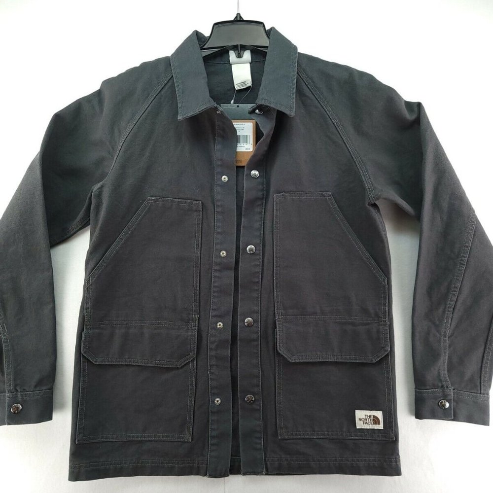 The North Face Men's Berk Utility Work Jacket Size Small Charcoal Gray